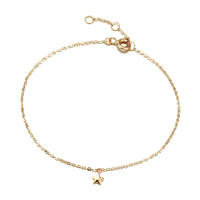 9ct star charm - seol gold