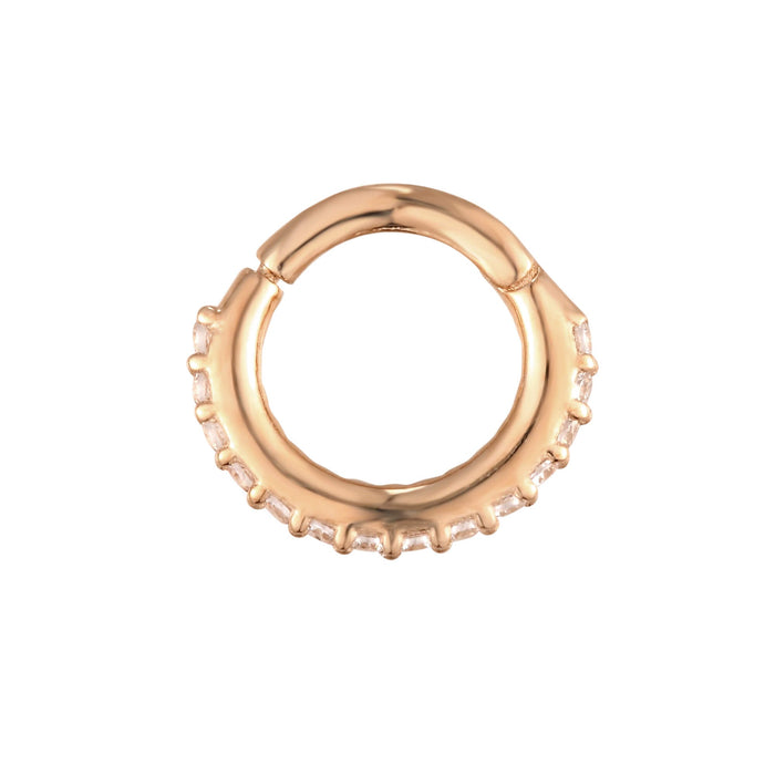 9ct rose gold - cartilage earring- seolgold