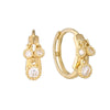 9ct Solid Gold charm hoop - seolgold