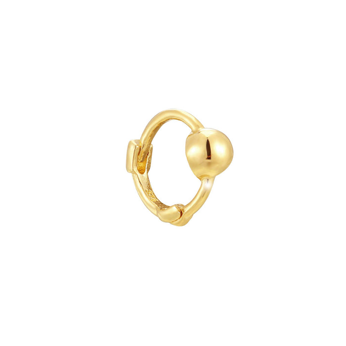 tiny gold cartilage earring - seol-gold