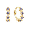 Tanzanite hoop - Seol Gold