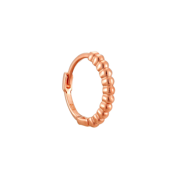 9ct rose gold hoop -seolgold