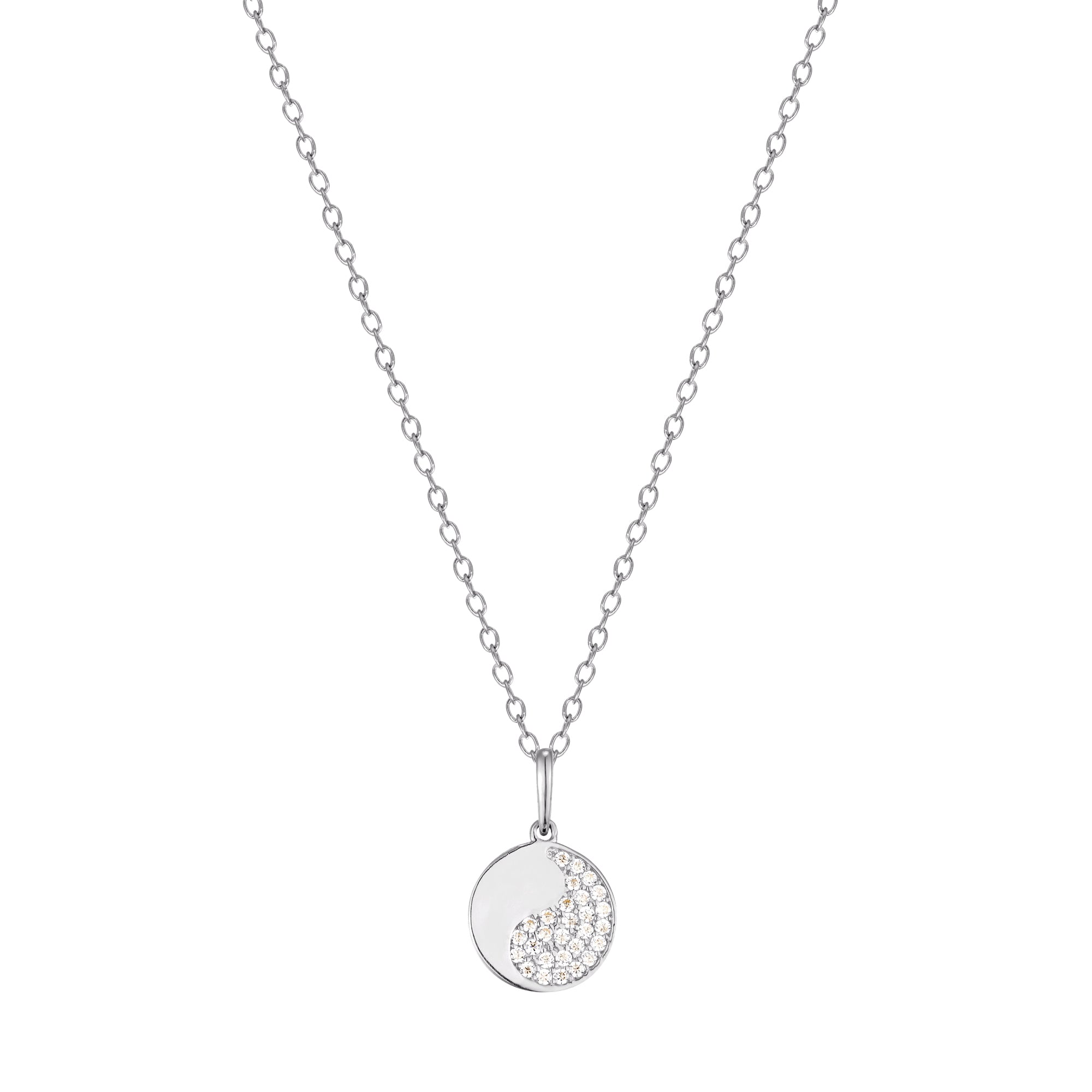 Silve yin yang necklace - seolgold