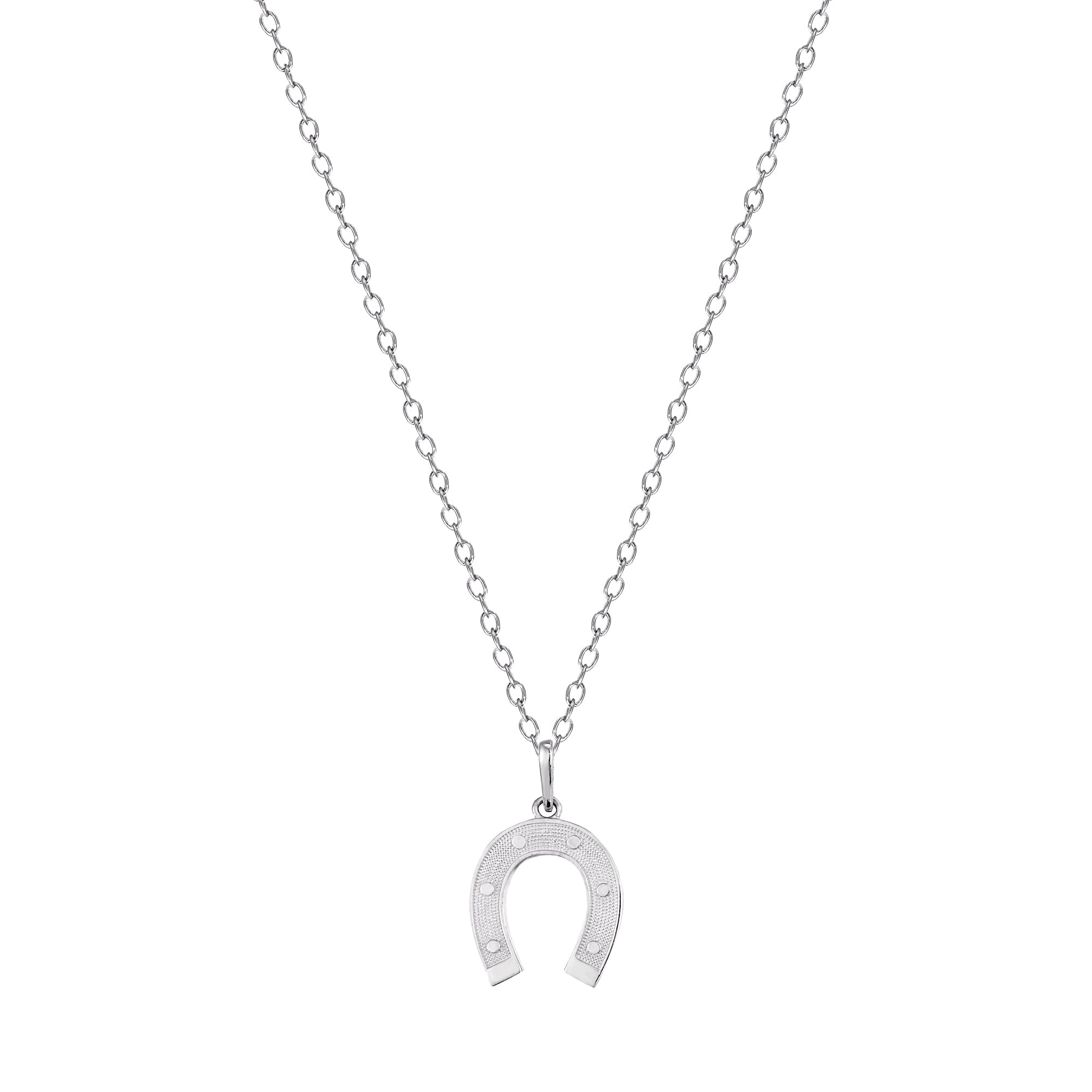 silver Horseshoe Pendant - seol-gold