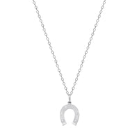 silver Horseshoe Pendant - seol-gold