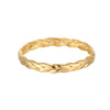 9ct gold stacking ring - seolgold