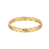 9ct gold stacking ring - seolgold