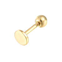 gold stud earring - seolgold