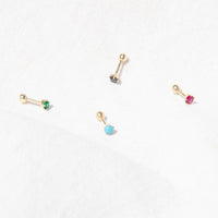 9ct gold cartilage stud - seolgold