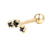 Black Constellation CZ Stud - Seol Gold