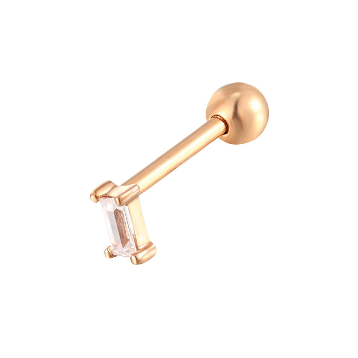 9ct Solid Rose Gold cartilage stud - seolgold