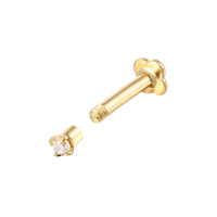 gold cartilage studs - seol-gold