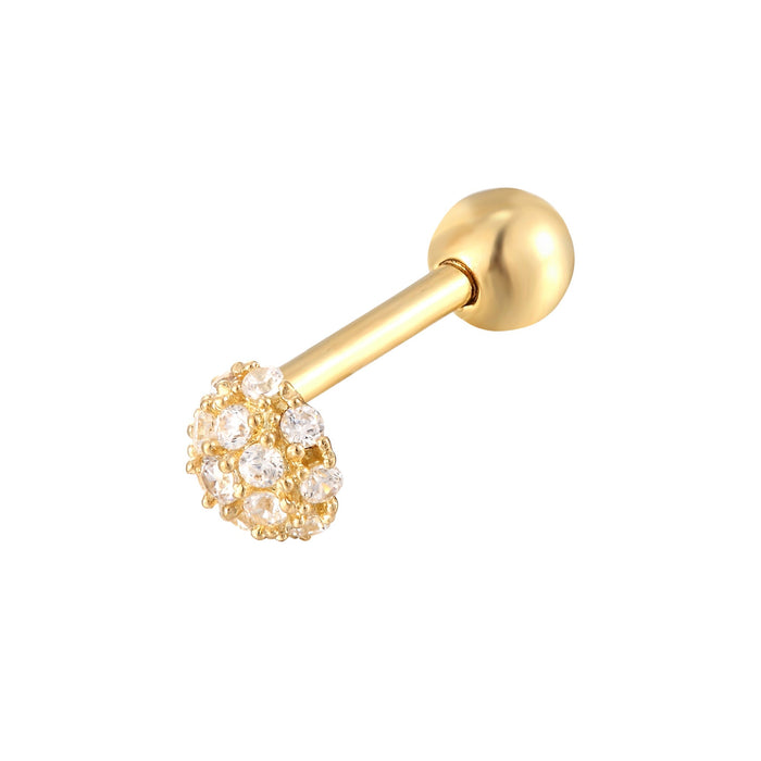 9ct gold - cartilage earring - seolgold