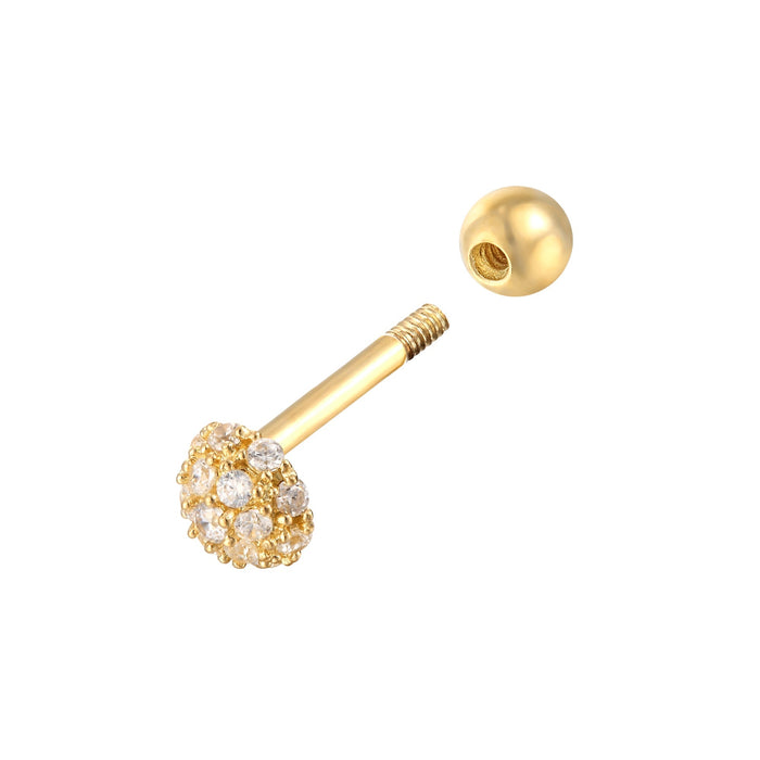 gold cartilage stud - seol-gold