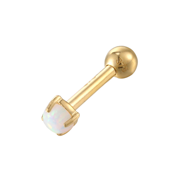 9ct opal stud - seol gold