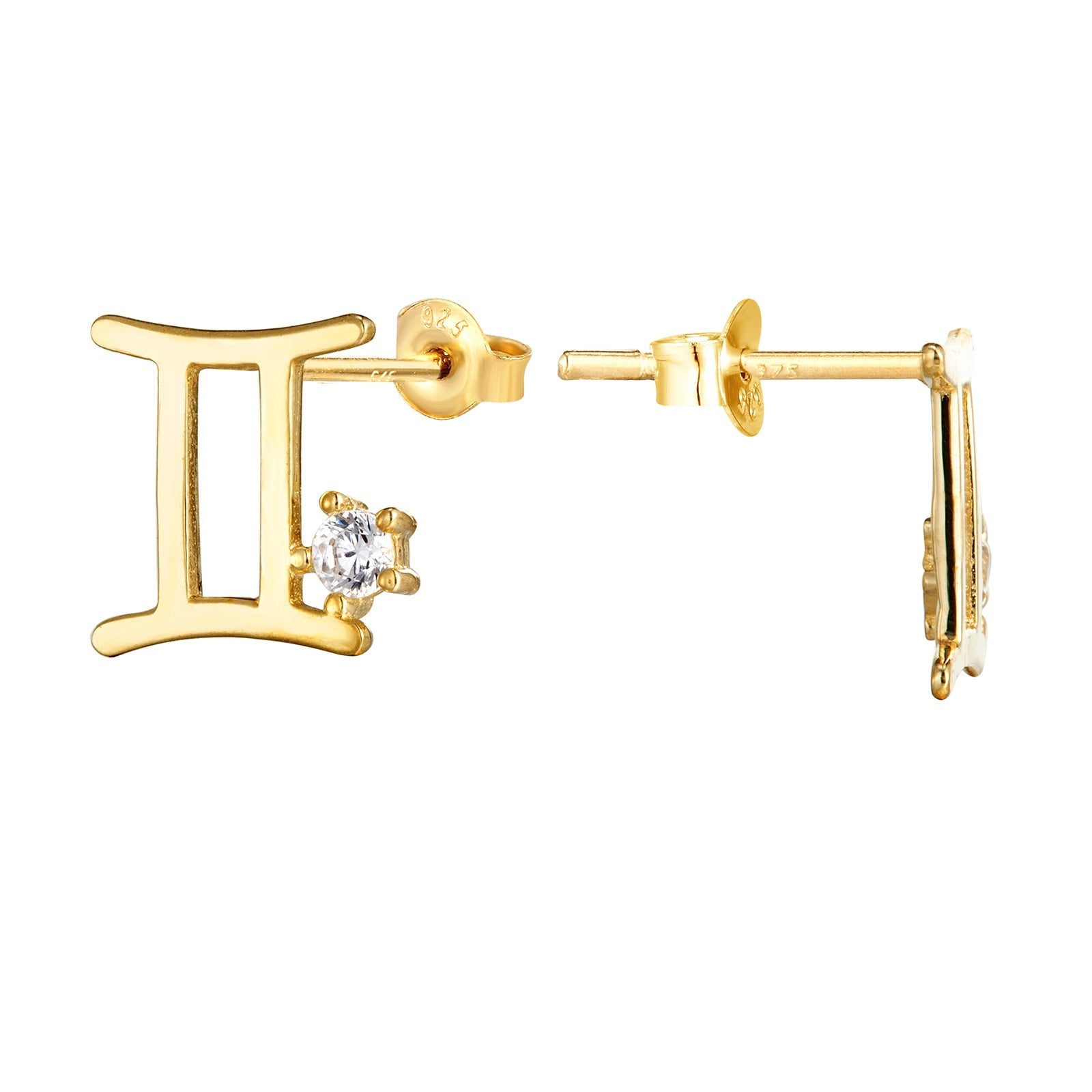 Seol gold - Zodiac cz studs