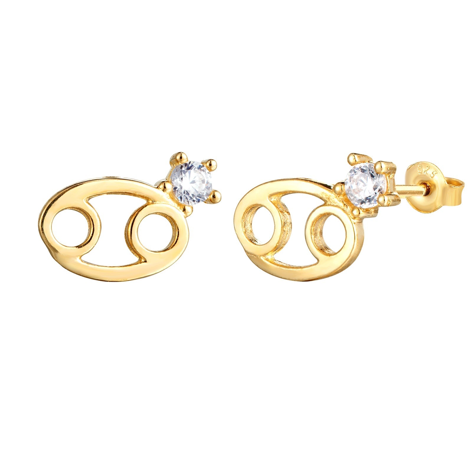 Seol gold - Zodiac cz studs