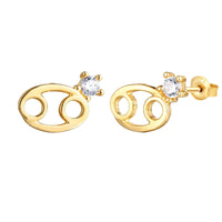 Seol gold - Zodiac cz studs