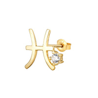 Seol gold - Star sign cz studs