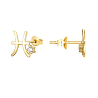 Seol gold - Star sign cz studs