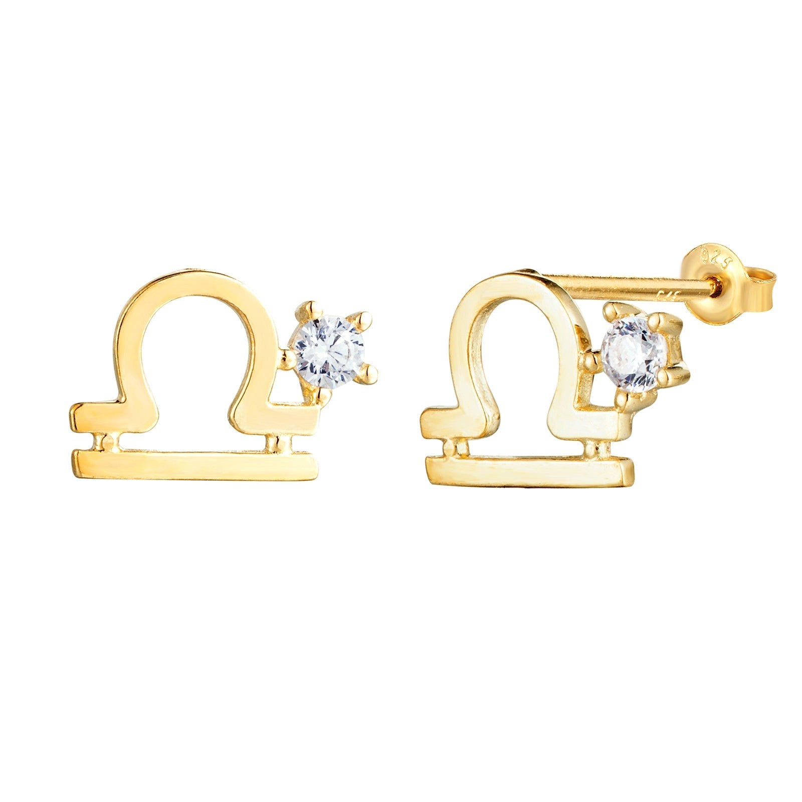 Seol gold - Star sign cz studs