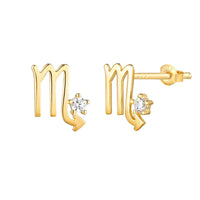 Seol gold - Star sign cz studs