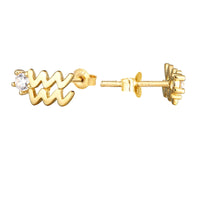 Seol gold - Star sign cz studs