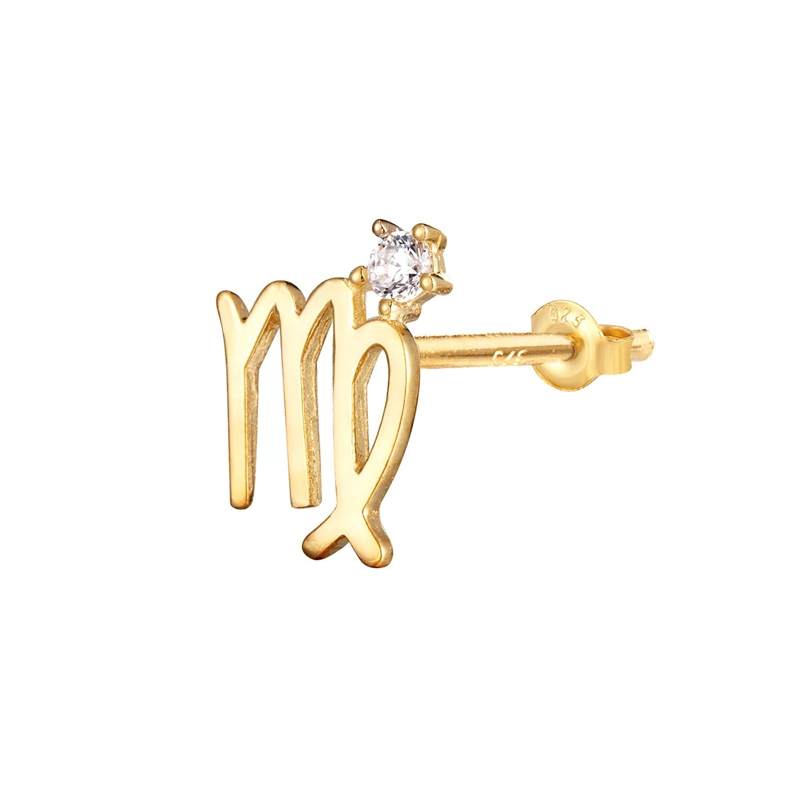 Seol gold - Star sign cz studs