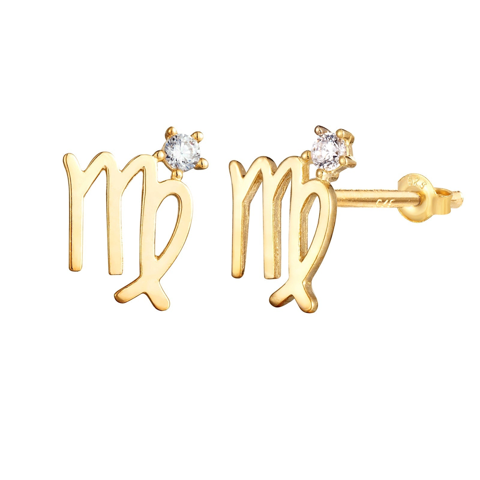 Seol gold - Star sign cz studs