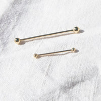 gold scaffold earring - seol-gold