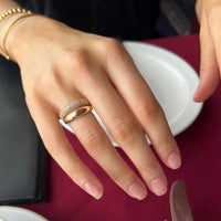 gold domed ring  seolgold