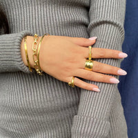 Seol gold - mariner chain bar bracelet