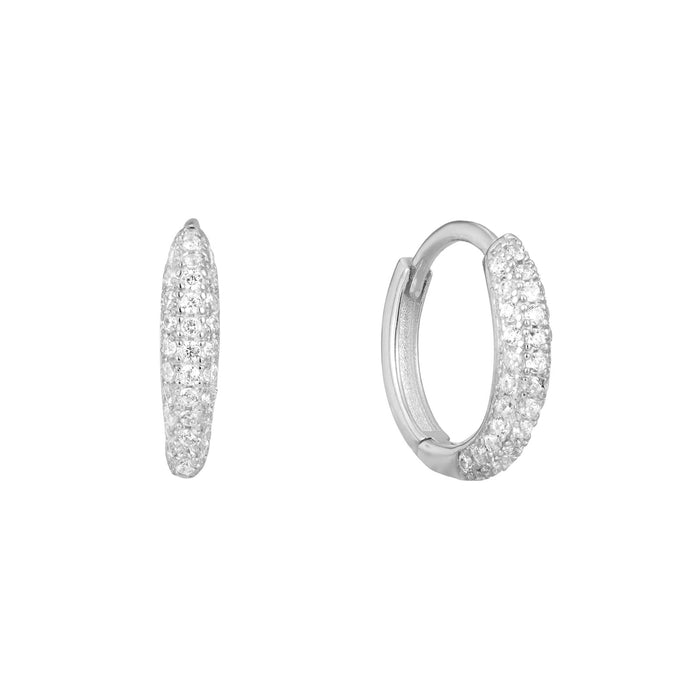 Seol gold - Tiny Pave CZ Hoops