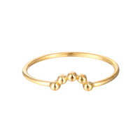 9ct gold stacking ring - seolgold