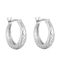 silver - star hoops - seolgold