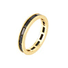 black cz eternity ring - seolgold