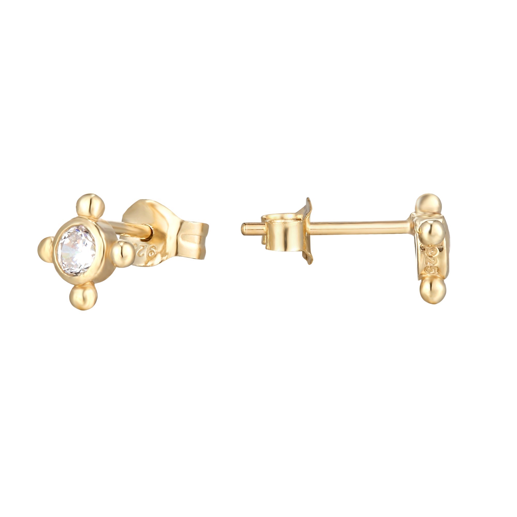 dotted earring - seol gold