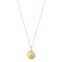 9ct gold - coin necklace - seolgold