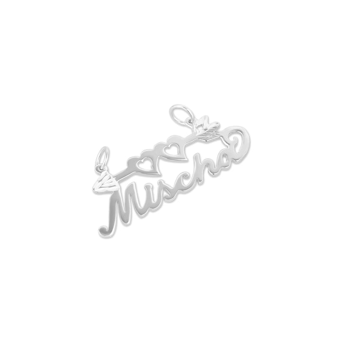 Seol Gold - sterling silver - vintage name necklaces 