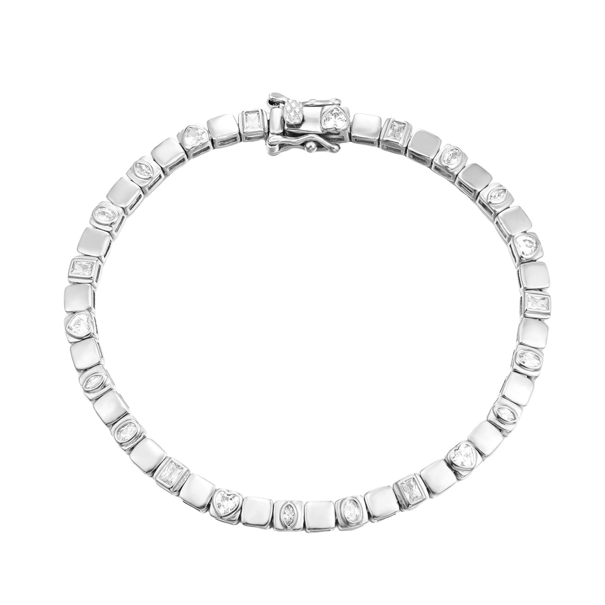 Seol Gold - CZ Link Tennis Bracelet