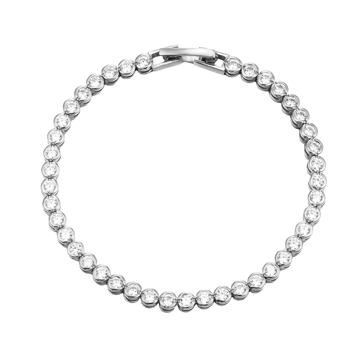 Seol Gold - CZ Bezel Tennis Bracelet