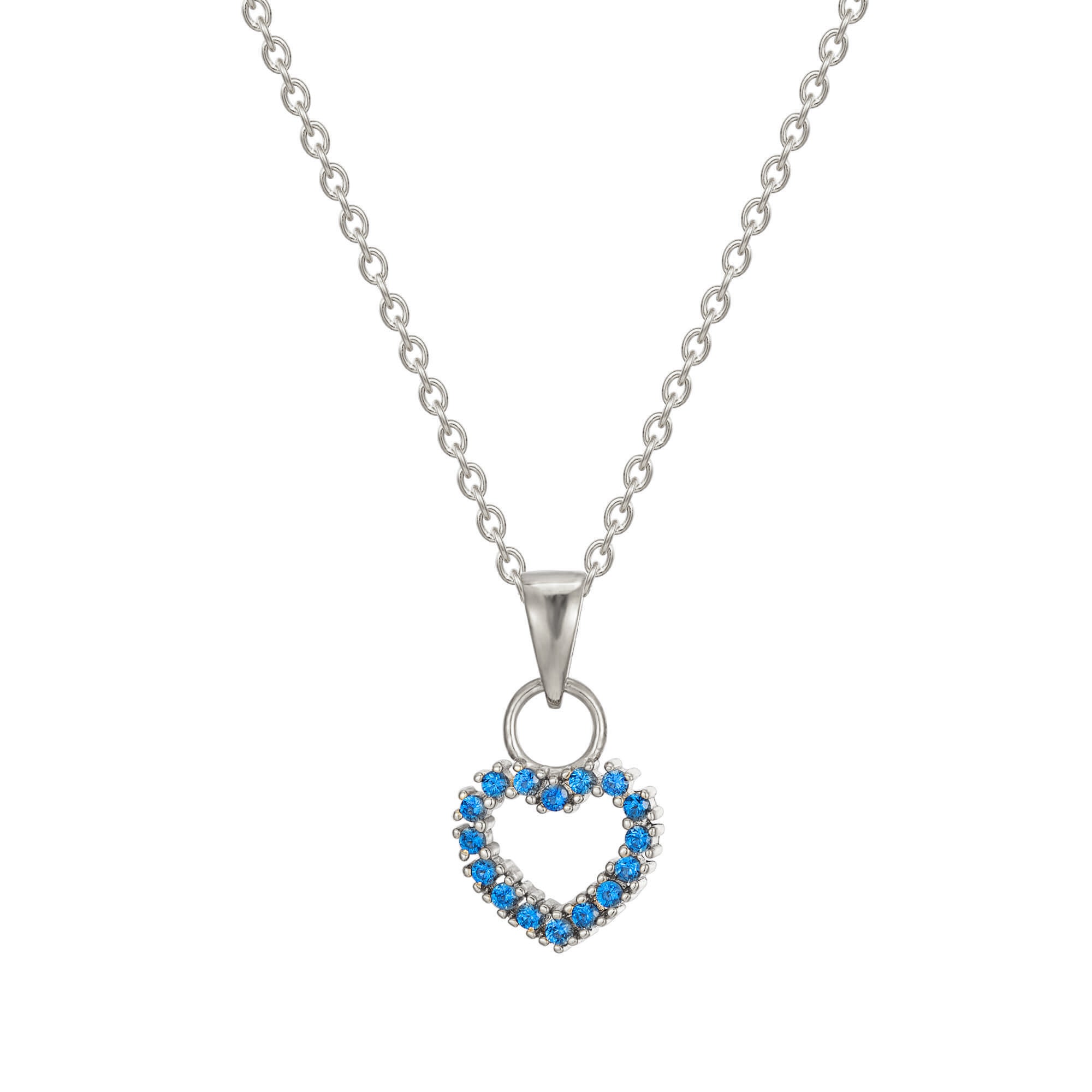 sapphire charm necklace - seol gold