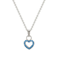 sapphire charm necklace - seol gold