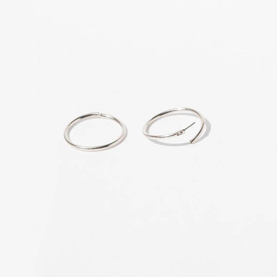 9ct Gold Hoop earrings - seol-gold