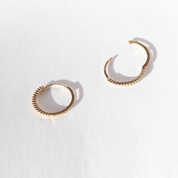 Gold Hoop Earrings - seol-gold