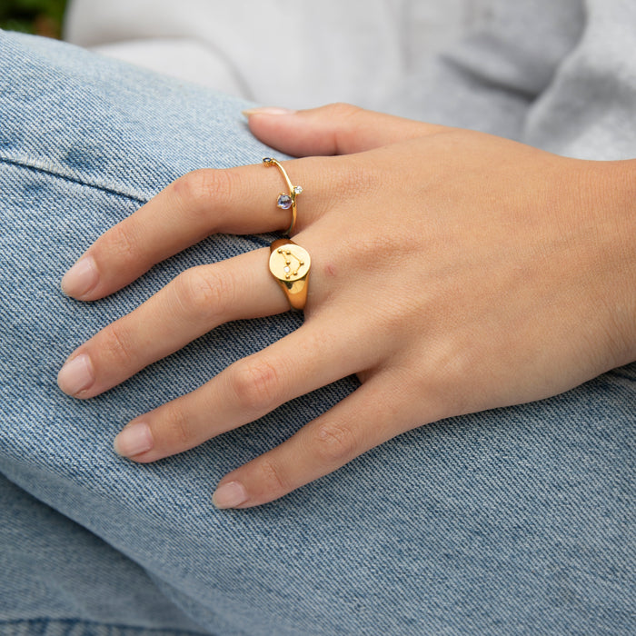 gold constellation ring - seol-gold