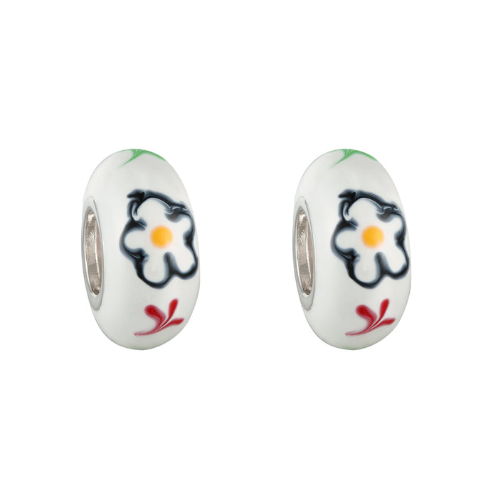 enamel bead - seol gold