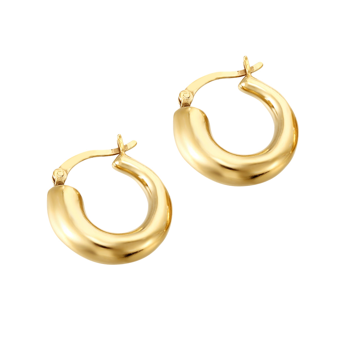 Gold Creole Hoops - seol-gold