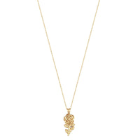 gold rose charm - seol-gold