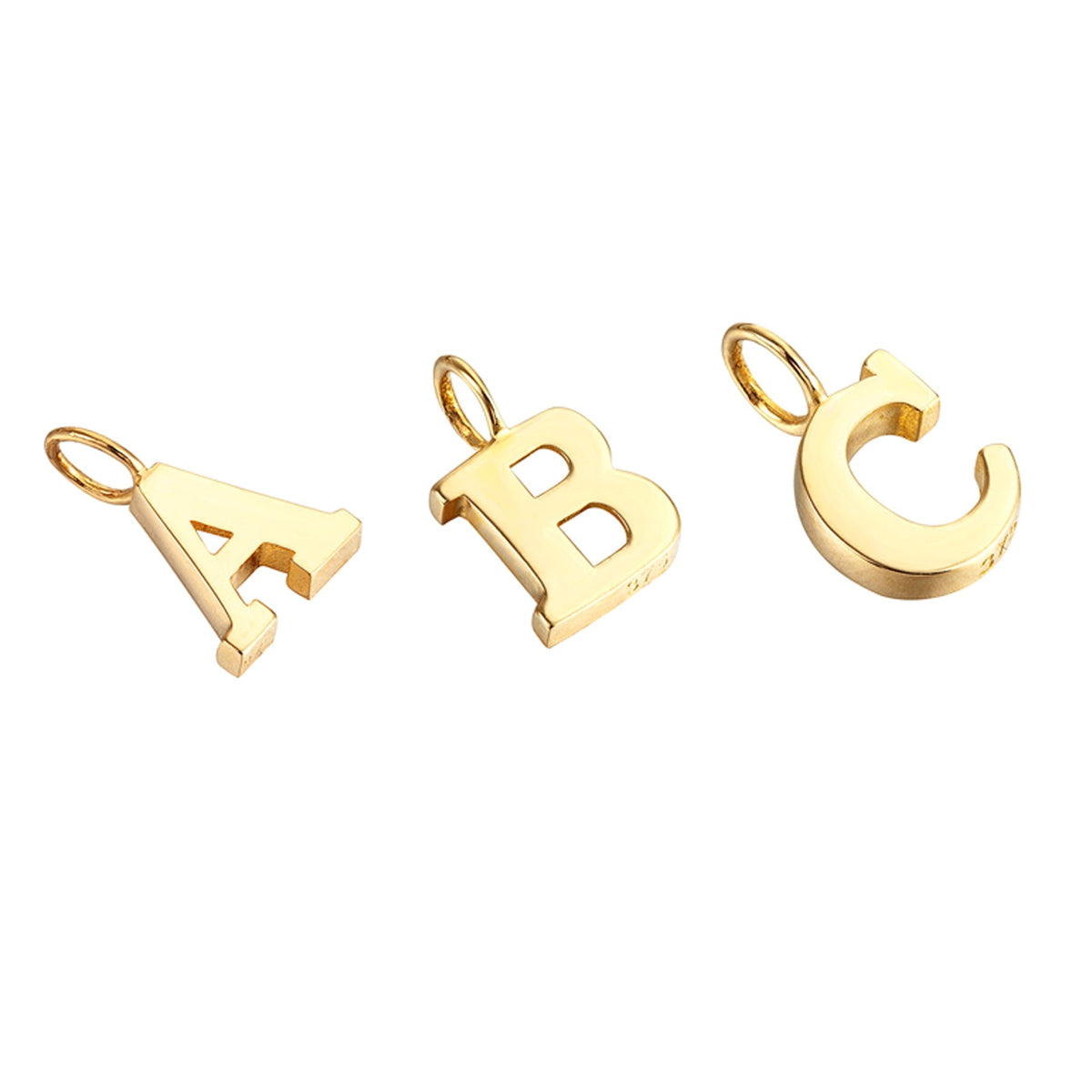 Seol Gold - 9ct gold classic alphabet charm